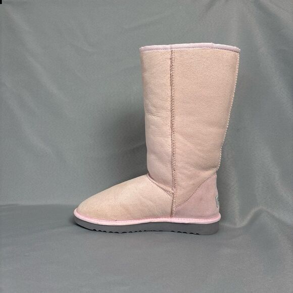 Womens 8 Classic Tall UGG Boots Baby Pink Retired Collectors Extremely Rare Cond - Picture 5 of 12